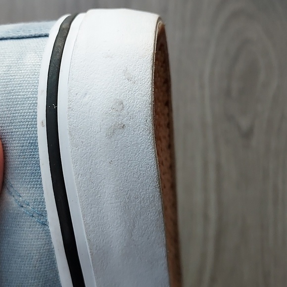 No Boundaries memory foam slip on shoes 9 1/2 blue white black trim - Picture 12 of 12